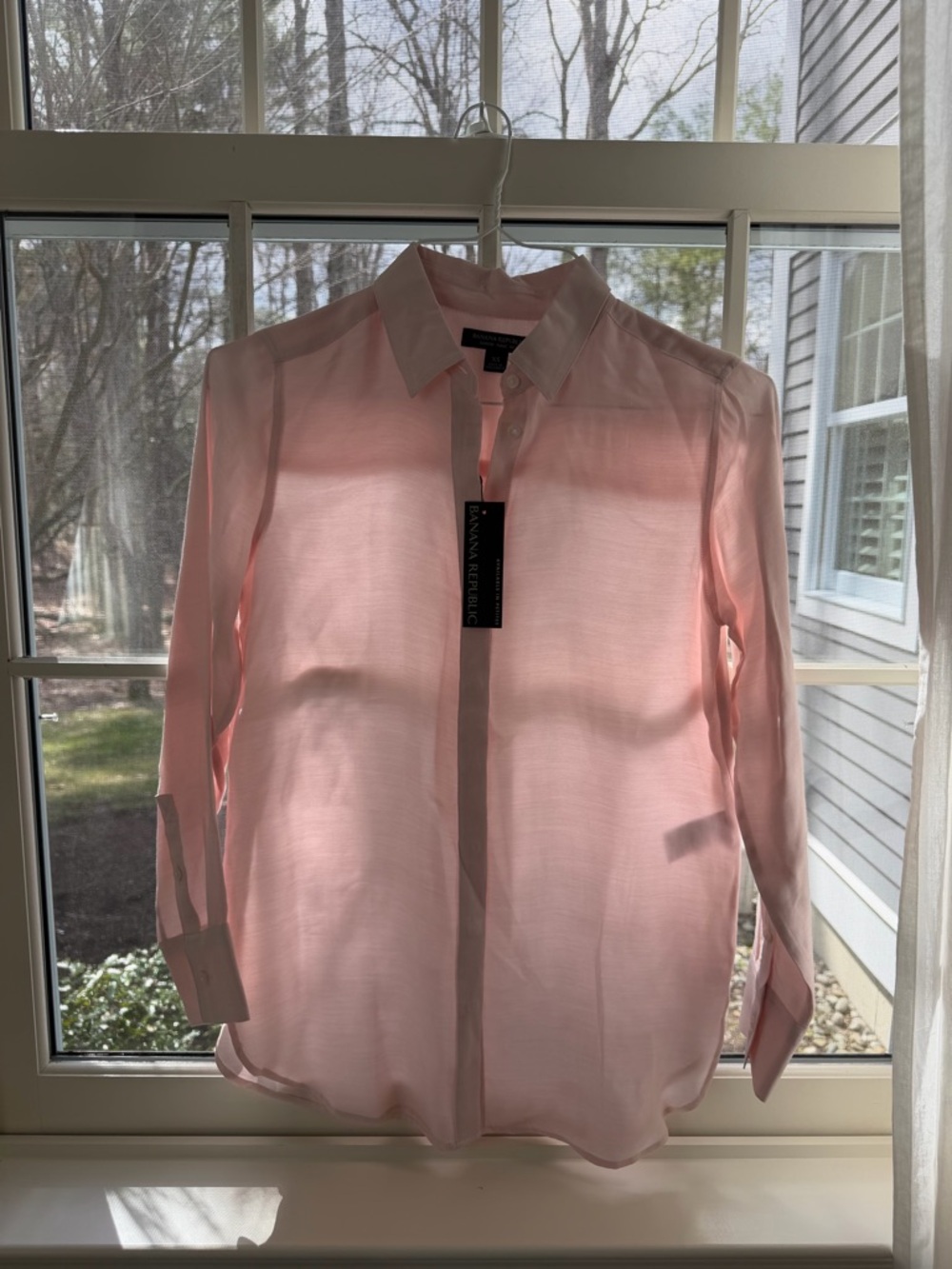 Banana Republic Pale Pink Tunic Top